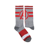 Bioworld Marvel Avengers Mesh Single Pair Men's Crew Socks - Radar Toys