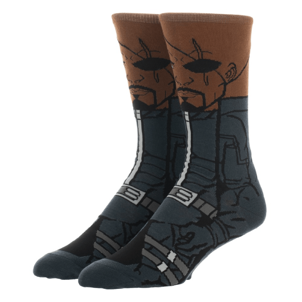 Marvel Nick Fury 360 Character Single Pair Men's Crew Socks