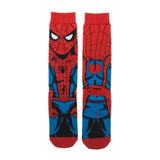Bioworld Marvel Spider-Man 360 Character Single Pair Men's Crew Socks - Radar Toys