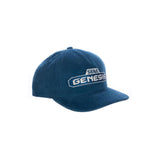 Bioworld Sega Genesis Logo Blue Corduroy Snapback Hat - Radar Toys