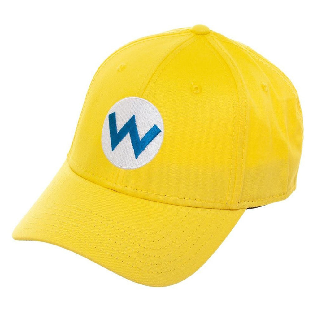 Bioworld Super Mario Wario Yellow Stretch-Fit Hat