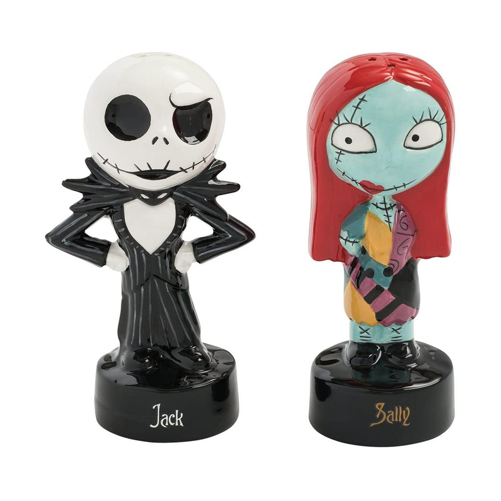 Bioworld The Nightmare Before Christmas Jack & Sally Salt Pepper Shakers