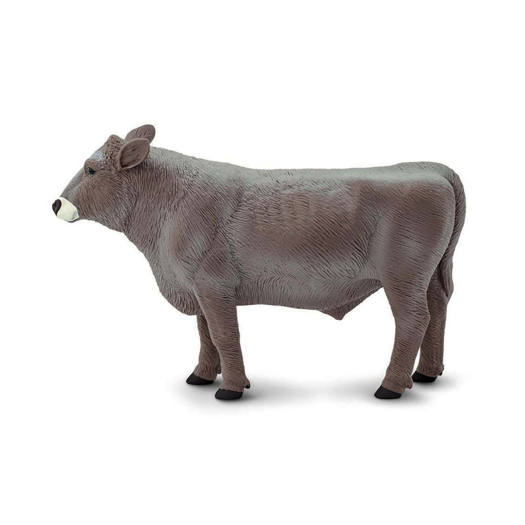 Brown Swiss Bull Wild Safari Farm Figure Safari Ltd