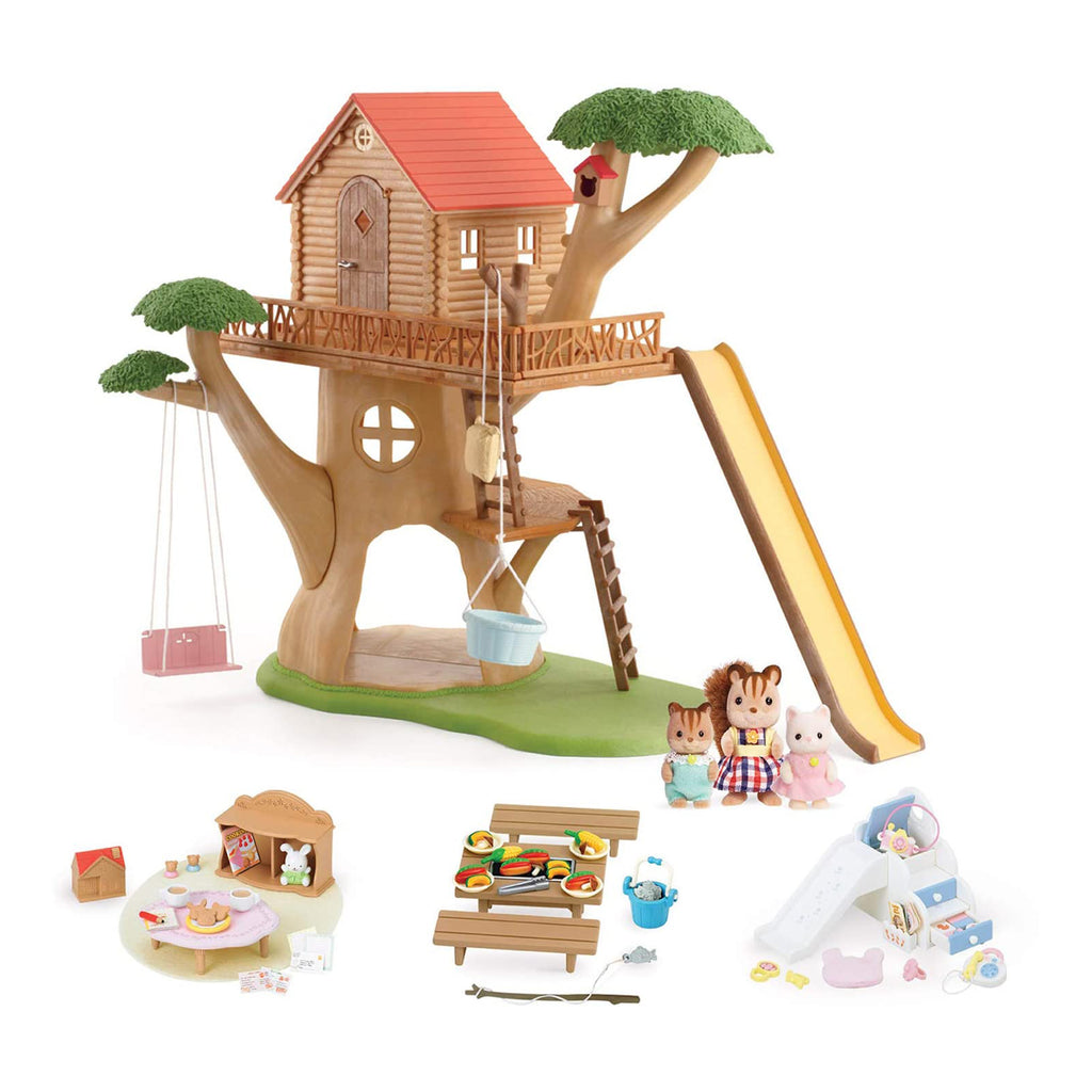 Calico Critters Adventure Tree House Gift Set