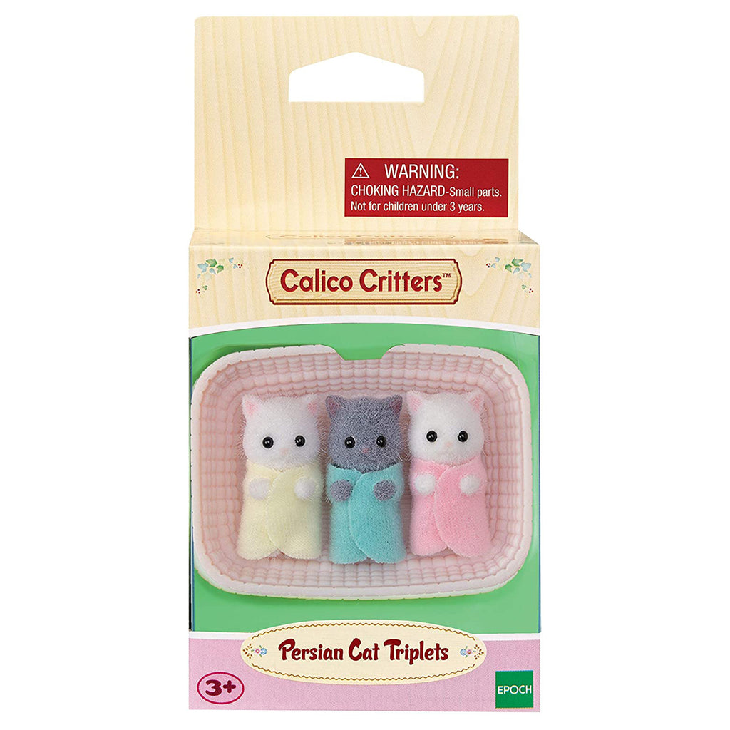 Calico Critters Persian Cat Triplets Figure Set