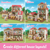 Calico Critters Red Roof Country Home Gift Set - Radar Toys