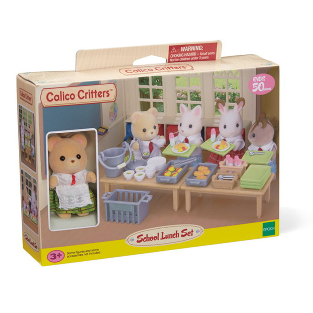 Calico Critters School Lunch Set