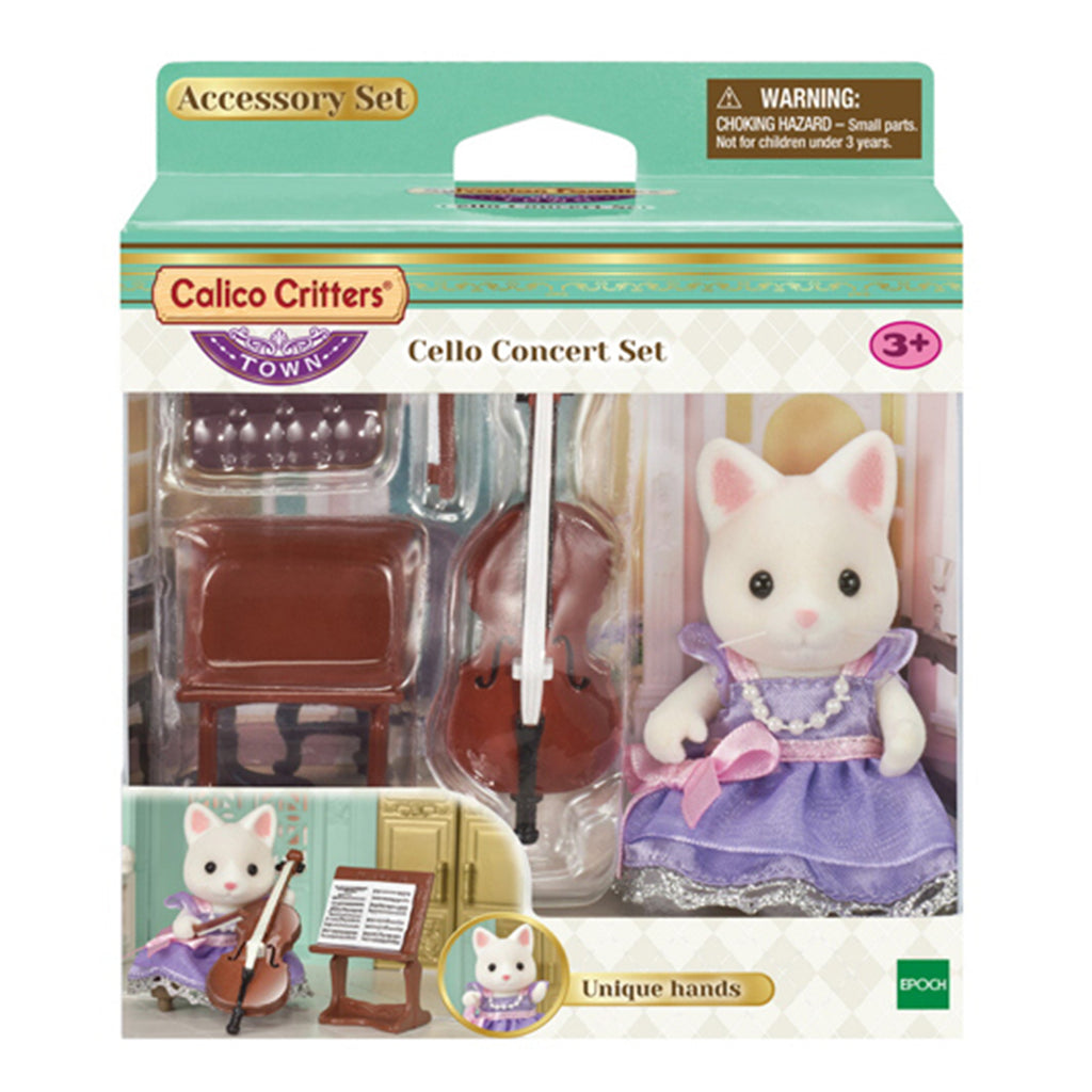 Calico Critters Town Cello Concert Set