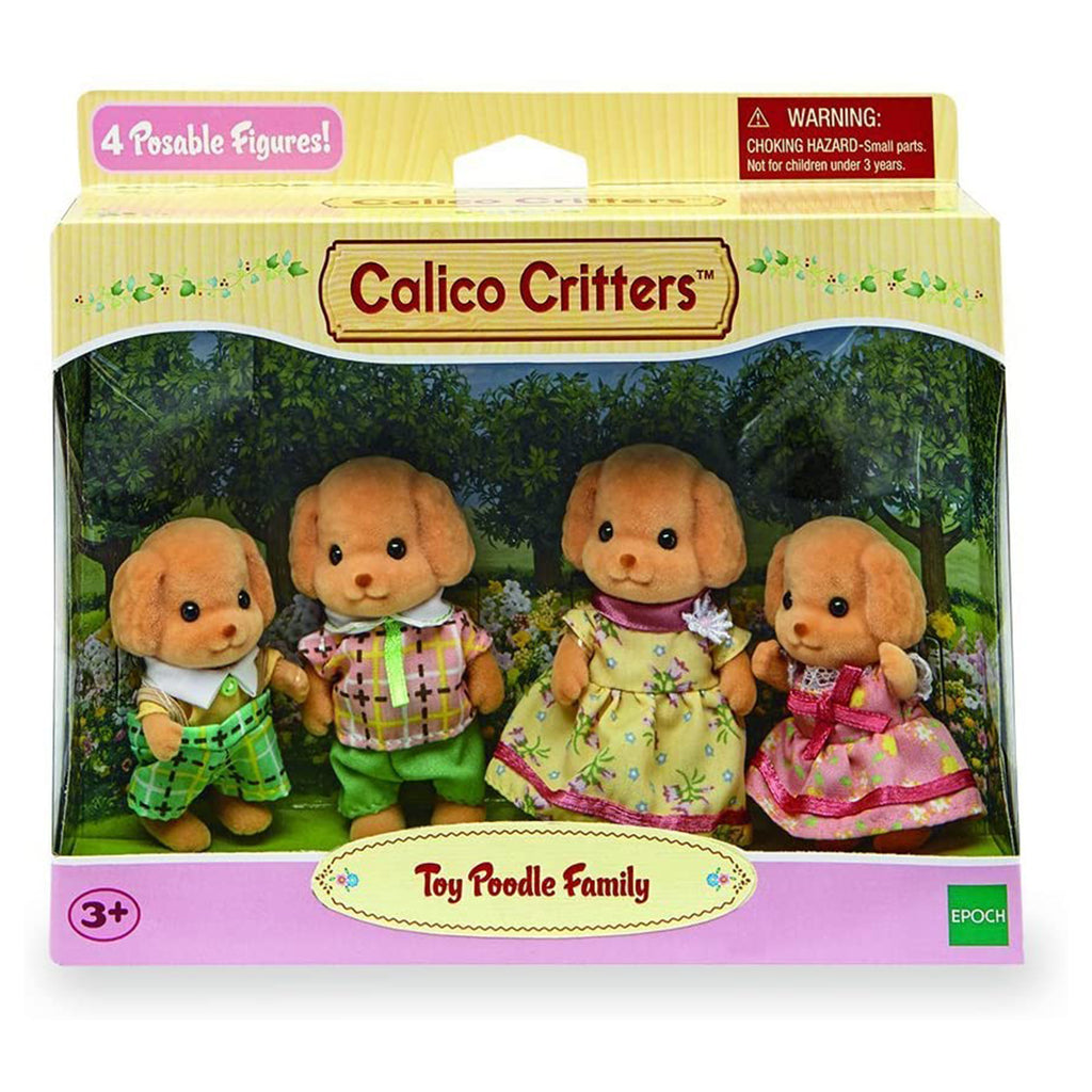 Calico Critters Toy Poodle Family Set CC1735 - Radar Toys