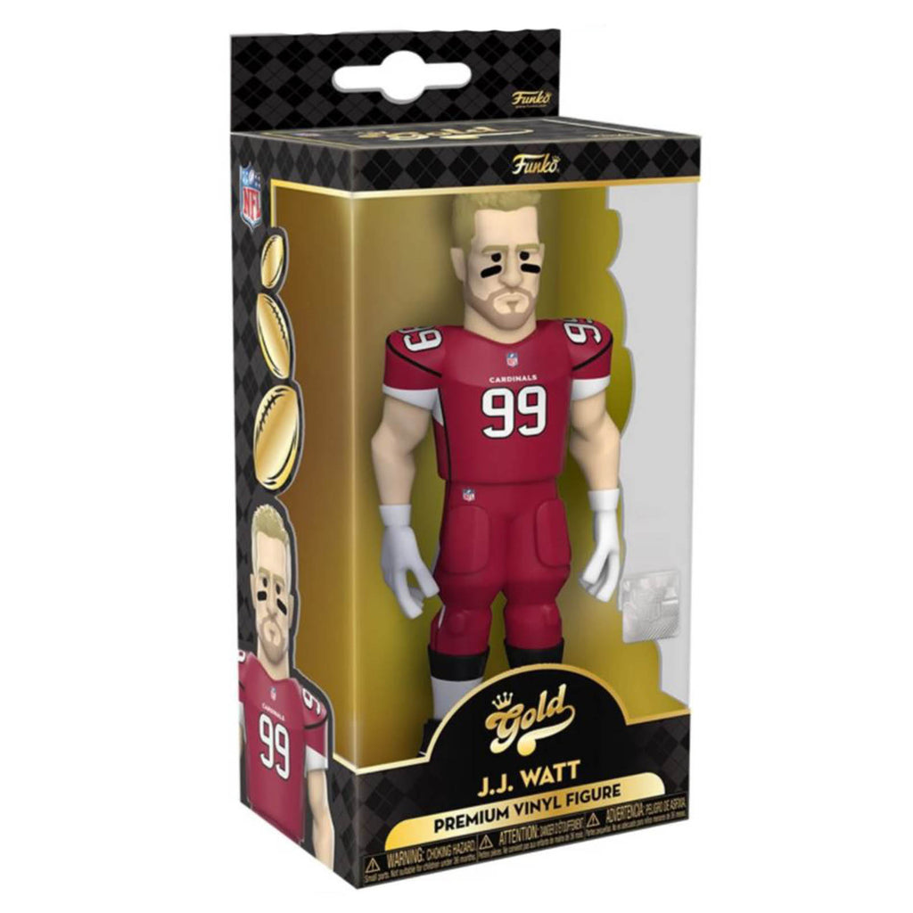 Funko Gold NFL J.J Watts Red Uniform 5 Inch Vinyl Figure