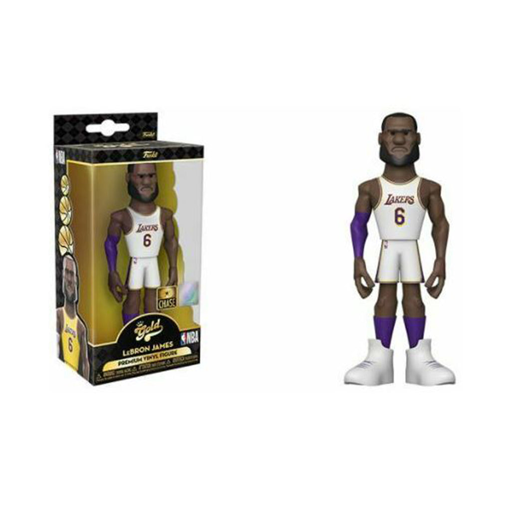 Funko Gold NBA L.A. Lakers LeBron James 5 Inch Vinyl Figure CHASE VERSION