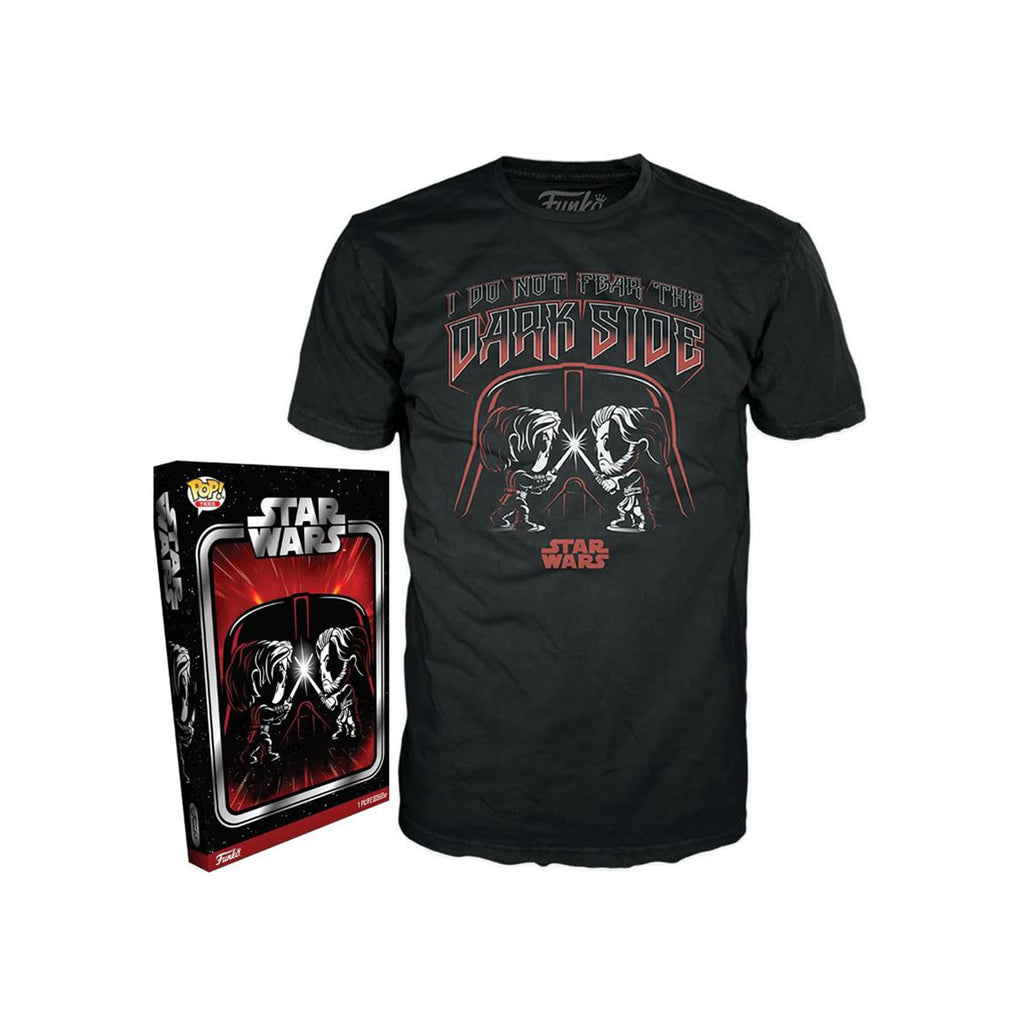 Funko Star Wars POP Boxed Tees Obi-Wan Vs Anakin Tee Shirt Adult