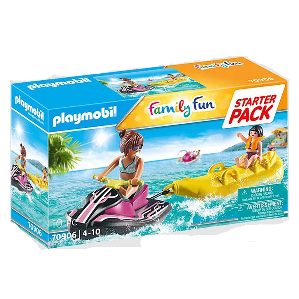 Playmobil Family Fun Jet Ski With Banana Boat Building Set 70906 - Radar Toys