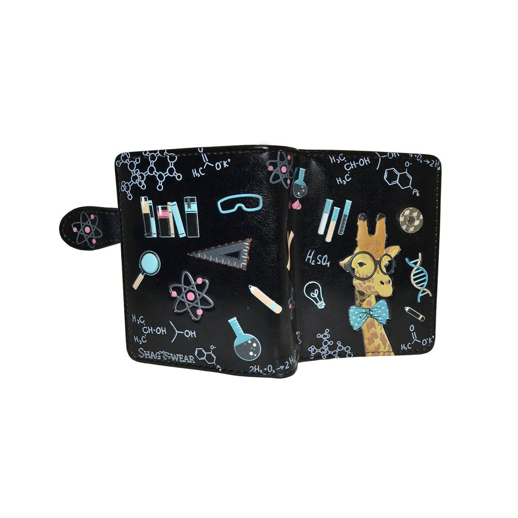 Shagwear Black Science Professor Small Wallet - Radar Toys