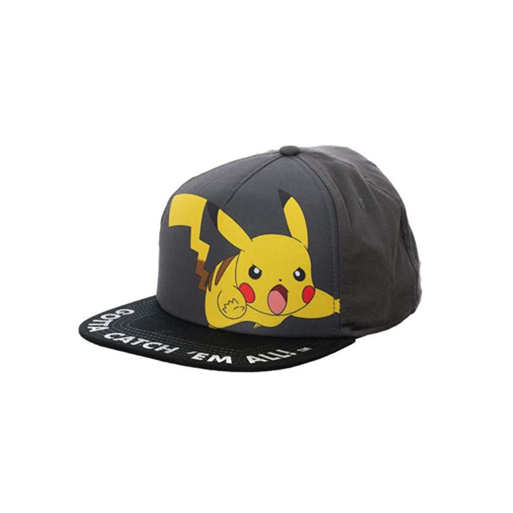 Bioworld Pokemon Pikachu Gotta Catch 'Em All Snapback Hat