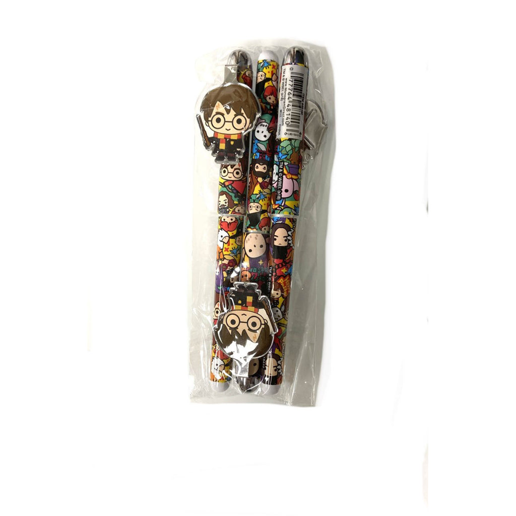 Harry Potter Character Metal Plate 3 Pen Set