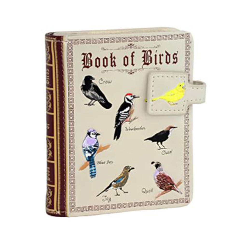 Shagwear Cream Small Book Of Birds Small Wallet