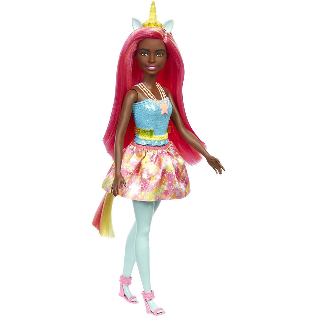 Barbie Dreamtopia Pink And Yellow Hair Unicorn Doll