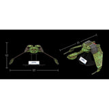 Qraftworks Star Trek Klingon Bird Of Prey Building Set - Radar Toys
