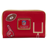 Loungefly NFL San Francisco 49ers Patches Zip Around Wallet - Radar Toys