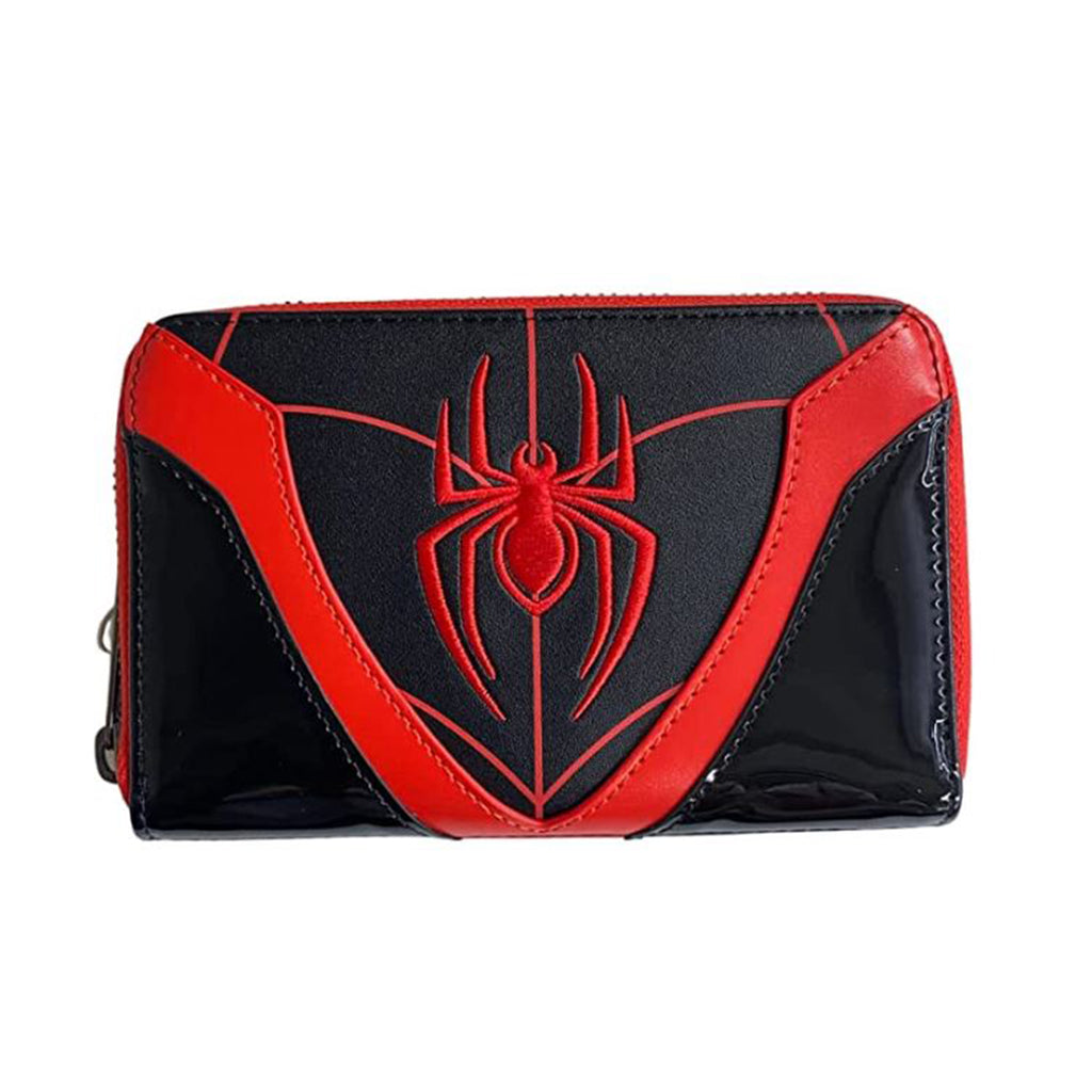 Loungefly Marvel Spider-Man Miles Morales Cosplay Zip Around Wallet - Radar Toys