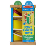 Melissa And Doug Pound And Roll Wooden Tower Set - Radar Toys