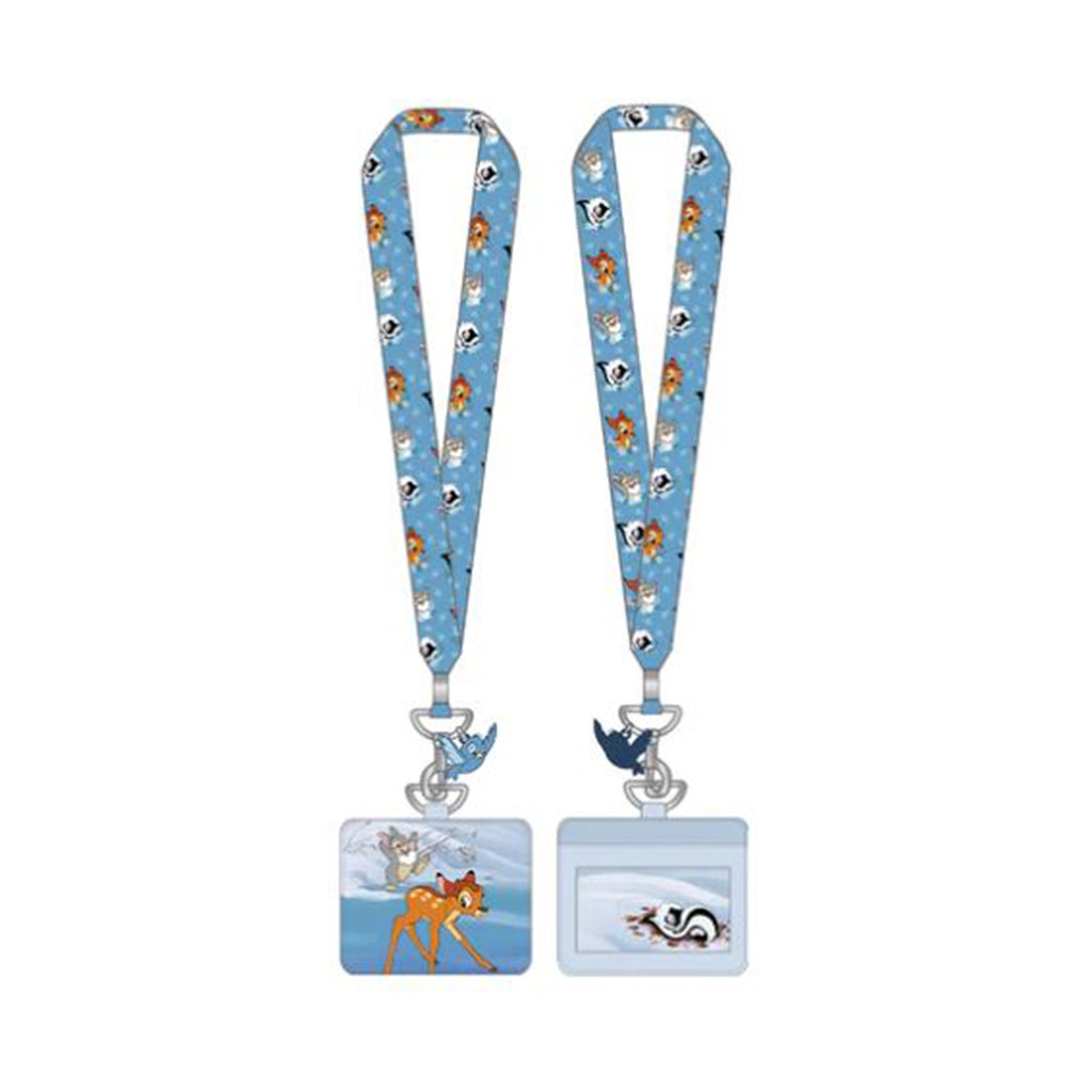 Loungefly Disney Bambi Snowy Day Lanyard With Cardholder