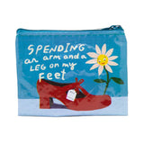Blue Q Spending An Arm And A Leg Coin Purse - Radar Toys