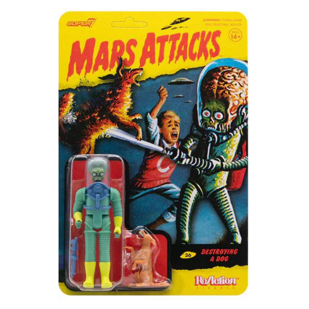 Super7 Mars Attacks Destroying A Dog ReAction Figure