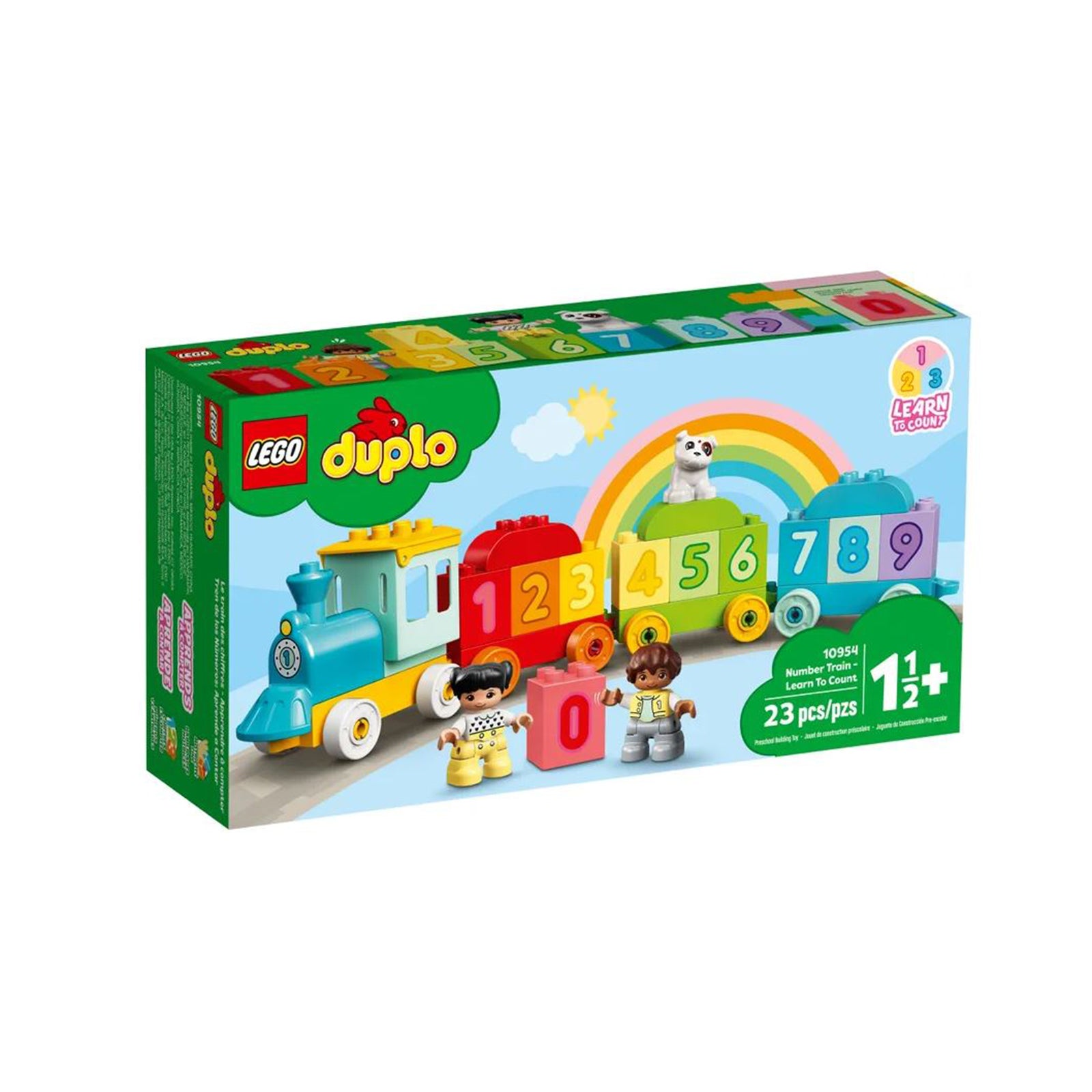 forholdet fødsel over LEGO® Duplo Number Train Learn To Count Set 10954 | Radar Toys
