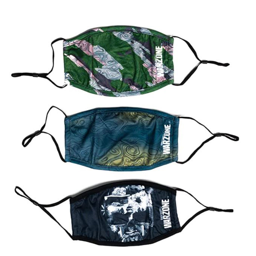 Bioworld Call Of Duty Warzone Three Facemask Set