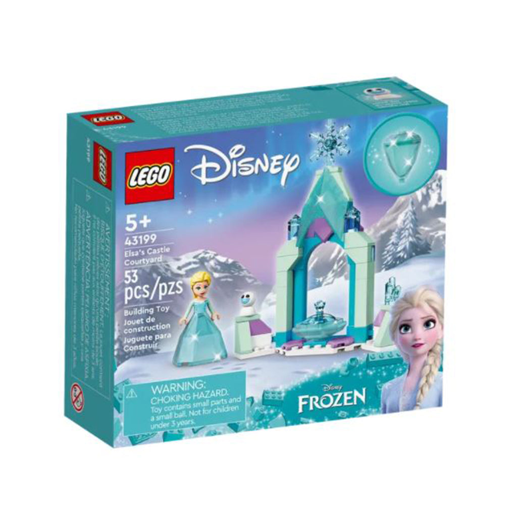 LEGO® Frozen Elsa's Castle Courtyard Building Set 43199
