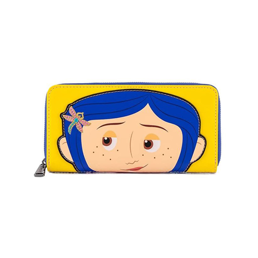 Loungefly Laika Coraline Rain Coat Cosplay Zip Around Wallet