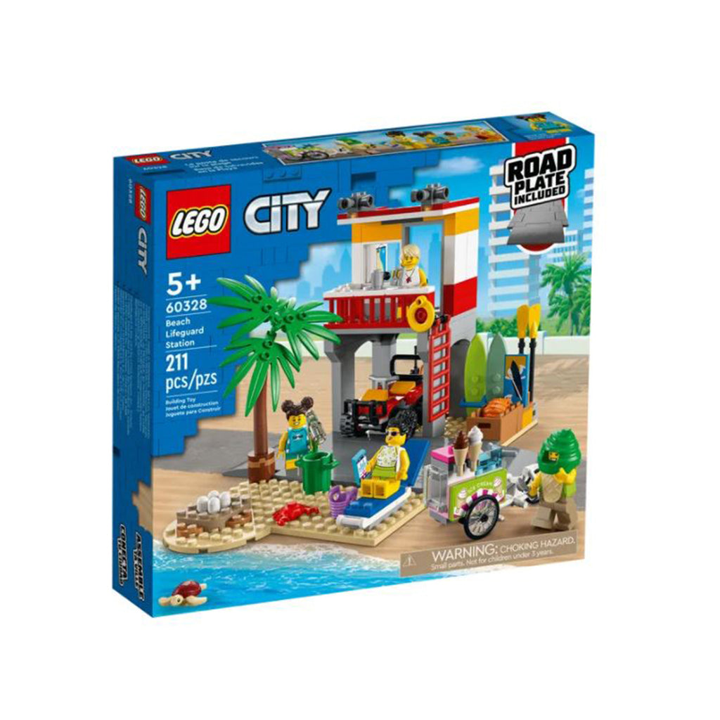 LEGO® City Beach Lifeguard Station Building Set 60328