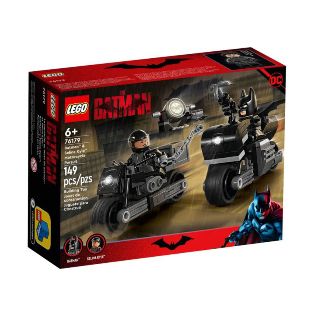LEGO® The Batman Batman And Selina Kyle Motorcycle Pursuit Building Set 76179 - Radar Toys
