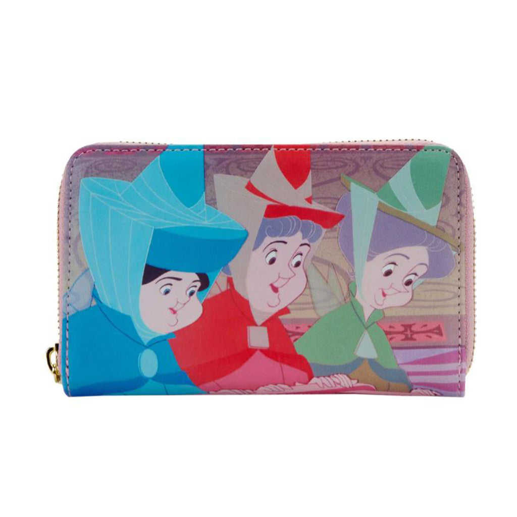 Loungefly Disney Sleeping Beauty Princess Scene Zip Wallet - Radar Toys