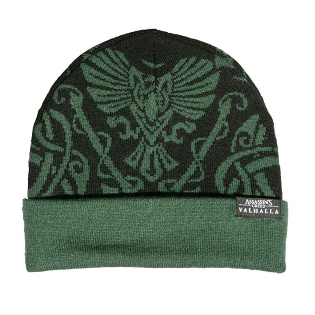 Assassin's Creed Valhalla Winter Warrior Black Teal Beanie