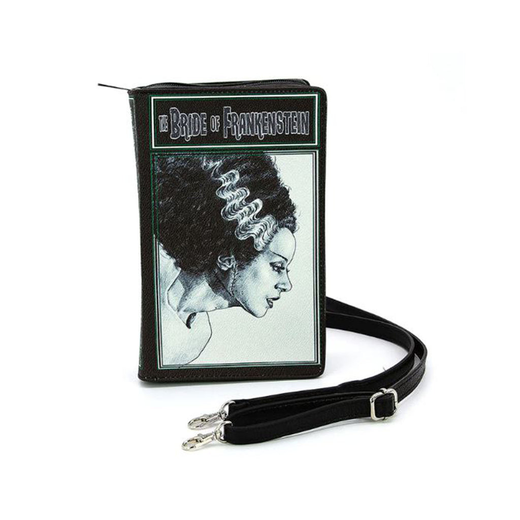 Comeco Bride Of Frankenstein Book Vinyl Clutch Bag