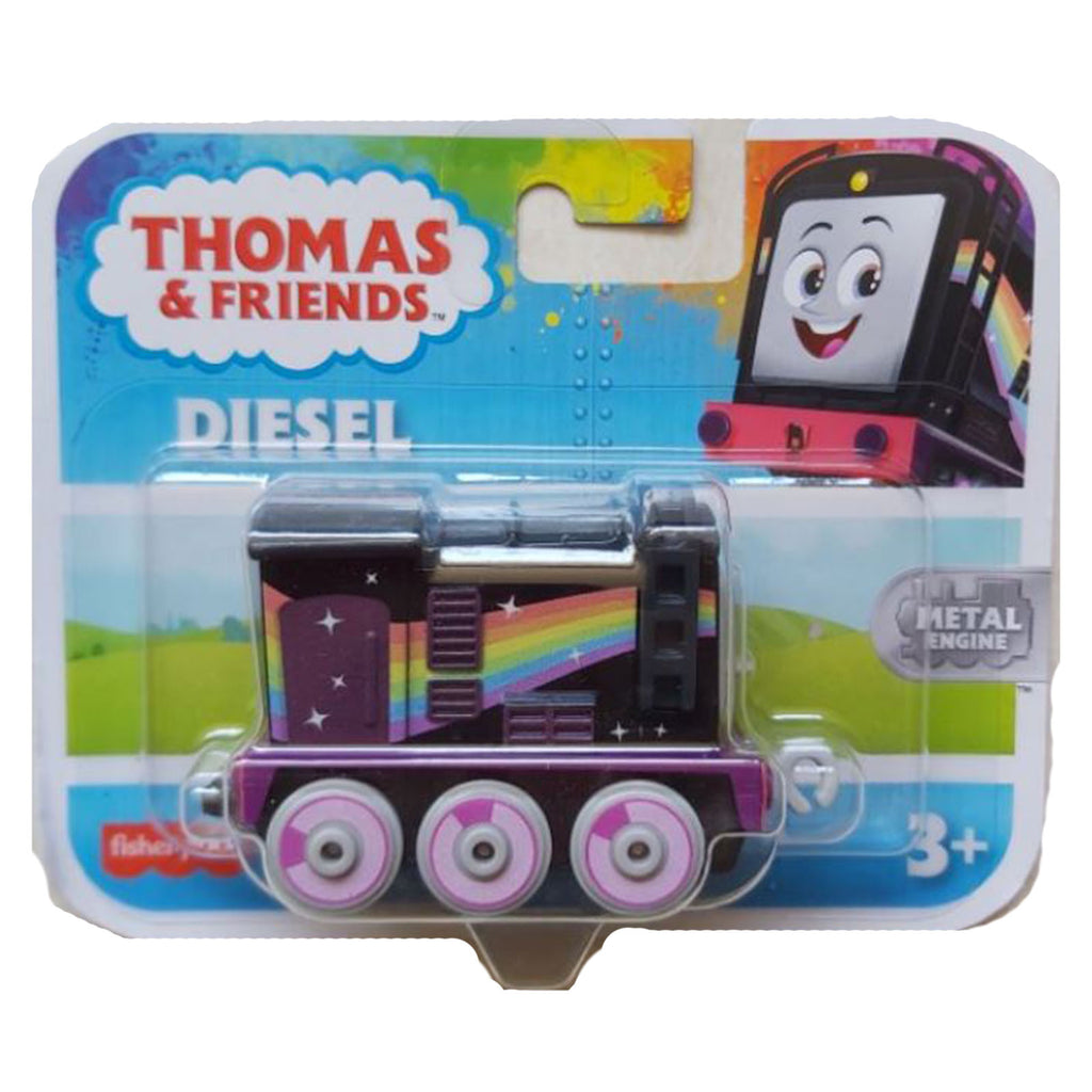 Fisher Price Thomas And Friends Diesel Rainbow Metal Engine Figure