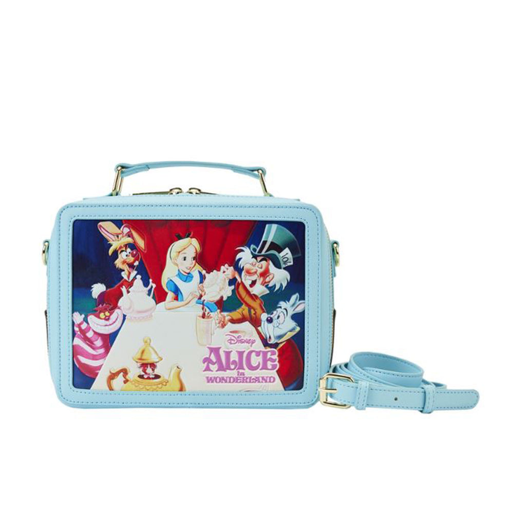 Loungefly Disney Alice In Wonderland Classic Movie Lunch Box Crossbody Bag Purse