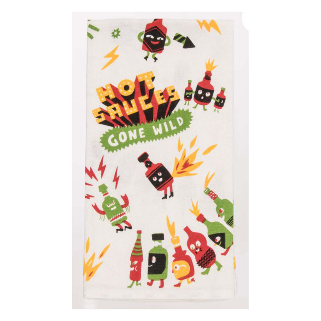 Blue Q Hot Sauces Gone Wild Dish Towel