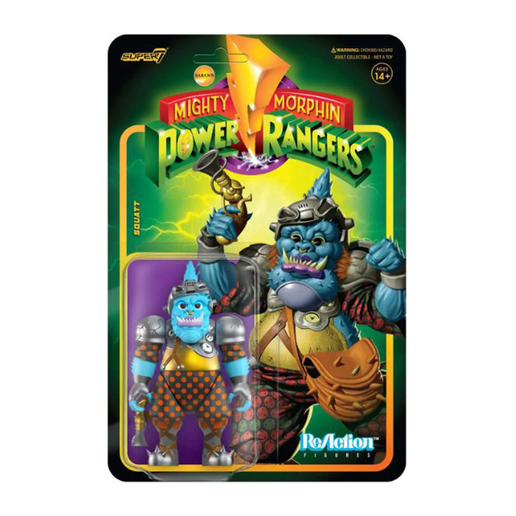 Super7 Power Rangers Wave 3 Squatt ReAction Figure