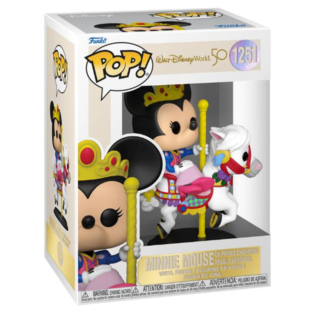 Funko Walt Disney World POP Minnie Mouse On Prince Charming Carrousel Vinyl Figure