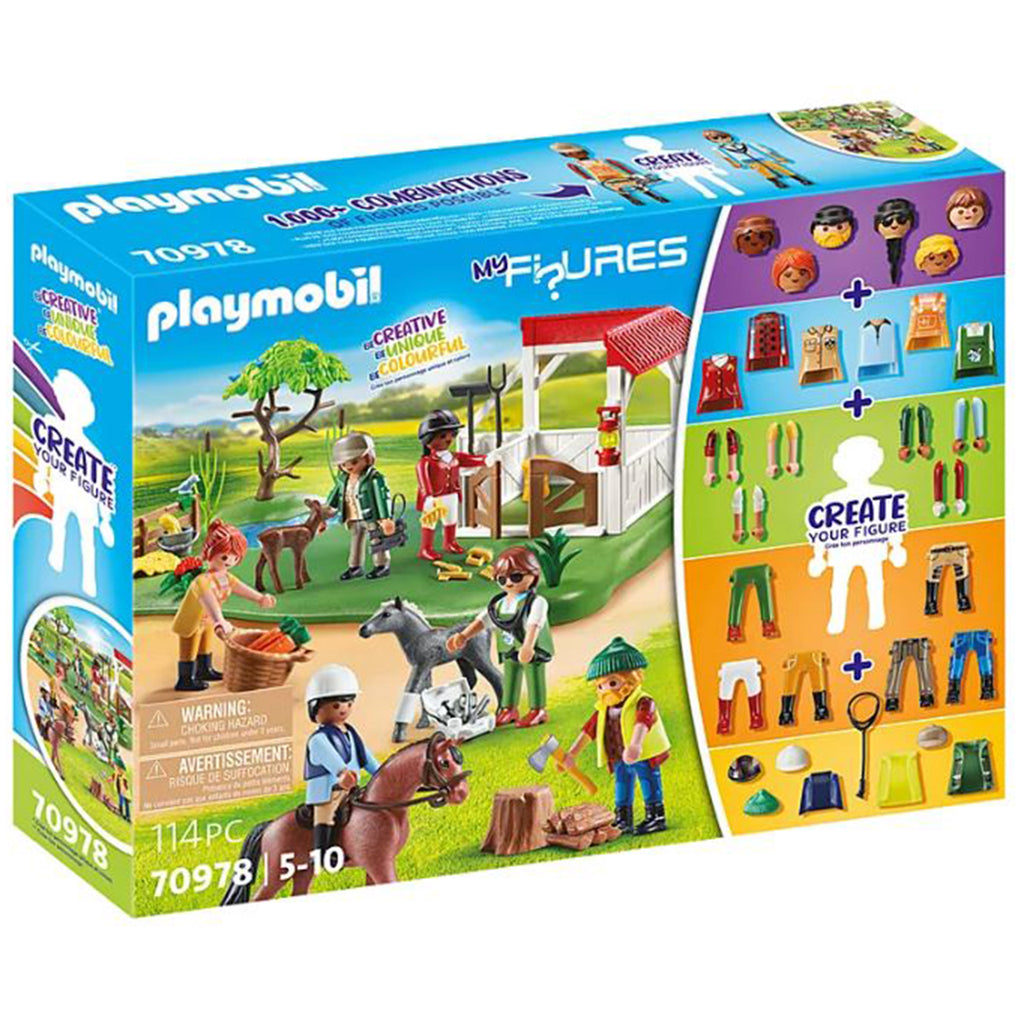 Playmobil My Figures Horse Ranch Building Set 70978 - Radar Toys