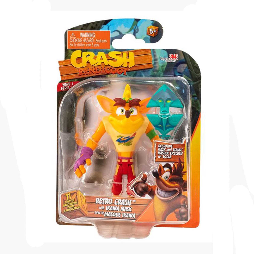 License 2 Play Retro Crash With Ika Ika Mask Action Figure