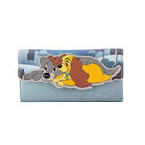 Loungefly Disney Lady And The Tramp Wet Cement Flap Wallet - Radar Toys