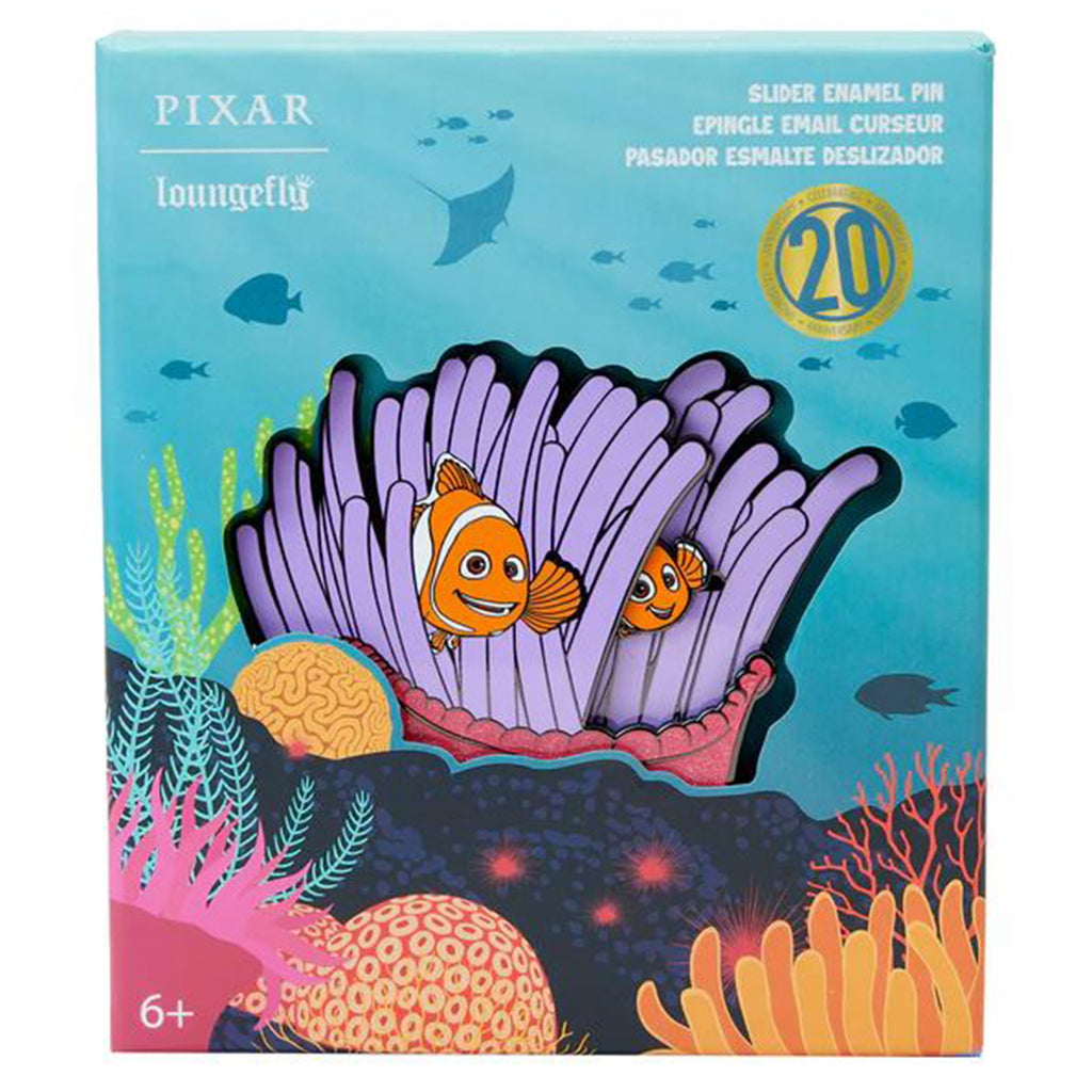Loungefly Pixar Finding Nemo 20th Anniversary 3 Inch Collector Pin - Radar Toys