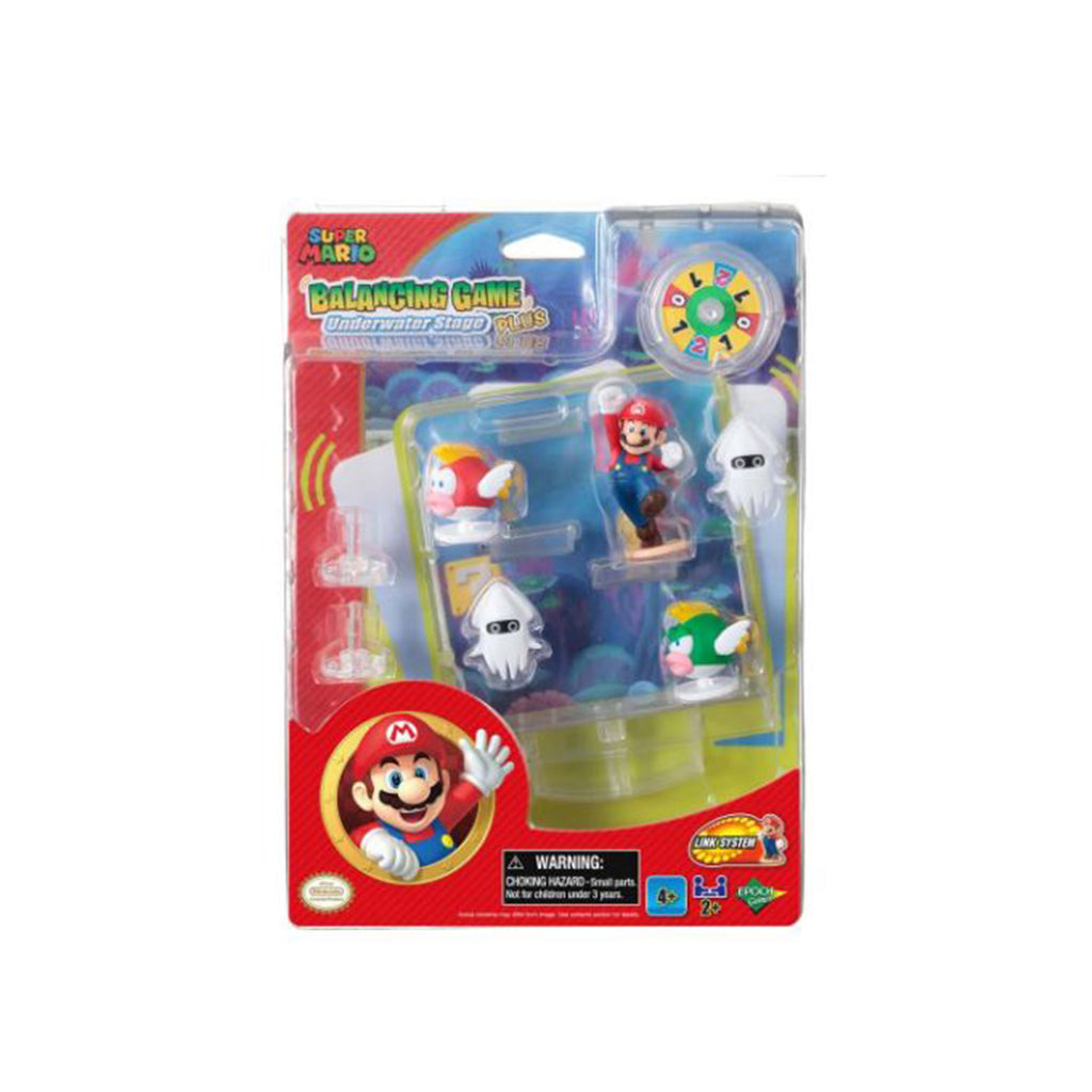 Epoch Super Mario Balancing Game Plus Underwater Stage Set