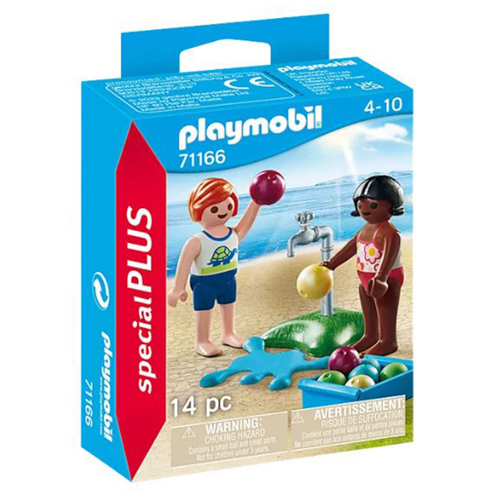 Playmobil Special Plus Children With Water Balloons Building Set 71166 - Radar Toys