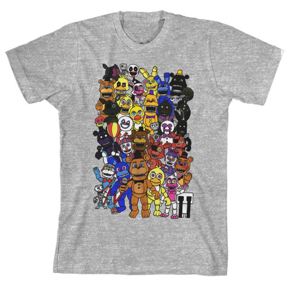 Bioworld Five Nights At Freddy's Simplified Characters T-Shirt